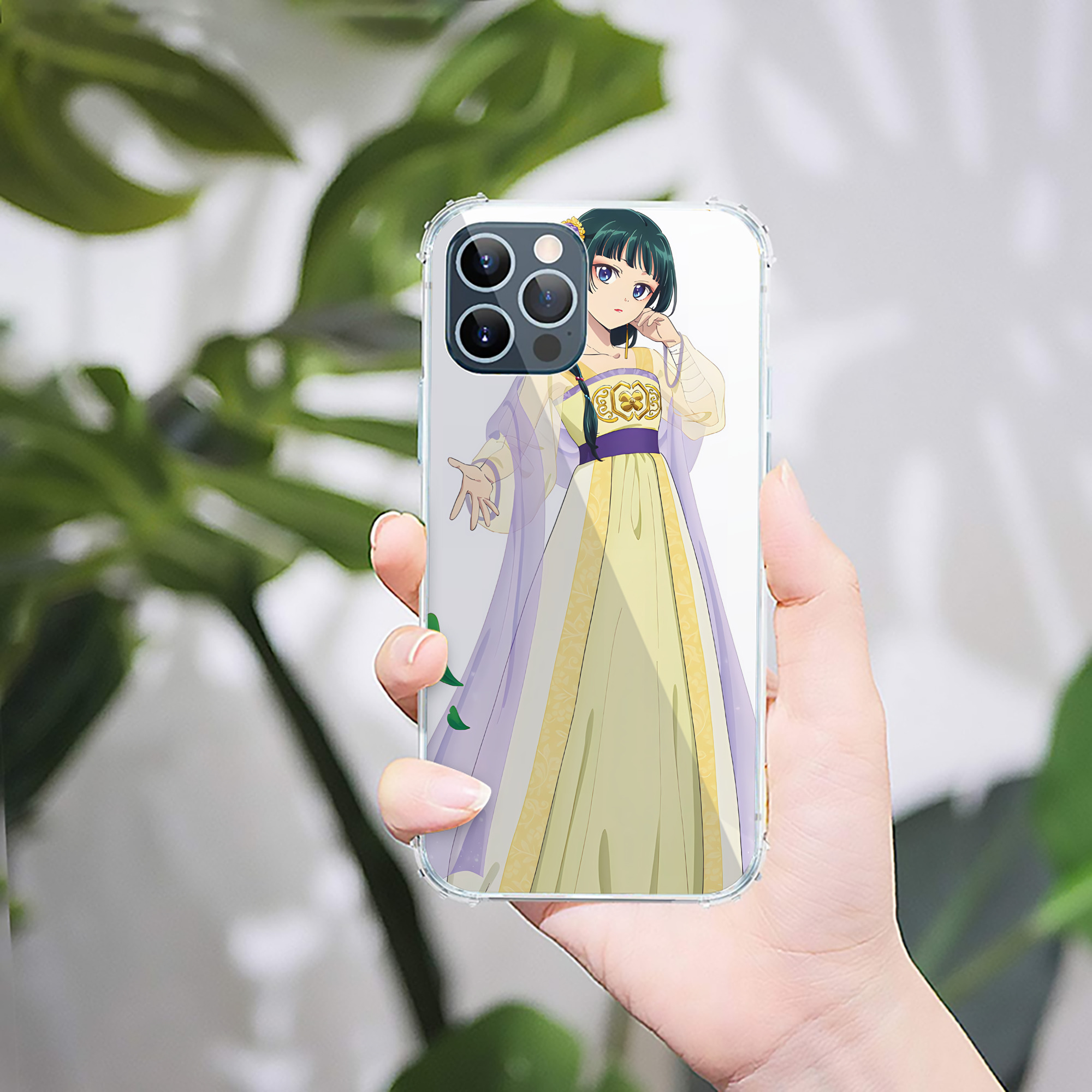 （画像用） 薬屋のひとりごと The Apothecary Diaries 【iPhone 12シリーズ対応】透明スマホケース（クリアソフトケース）